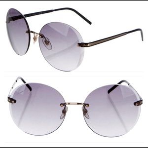 Gucci round tinted sunglasses